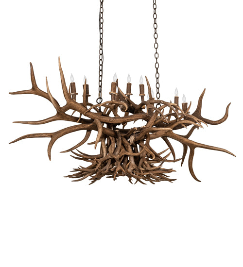 Meyda Tiffany Antlers 247232 Chandelier Light - Antique Copper
