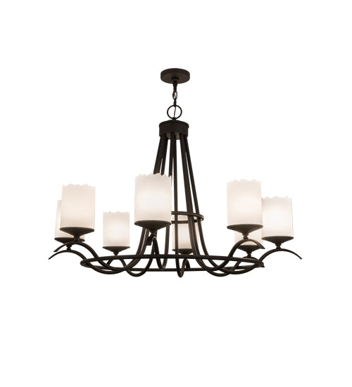 Meyda Tiffany Octavia 247296 Chandelier Light - Oil Rubbed Bronze