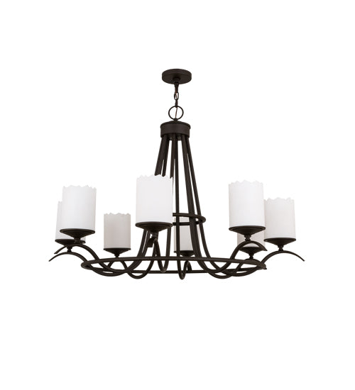 Meyda Tiffany Octavia 247296 Chandelier Light - Oil Rubbed Bronze