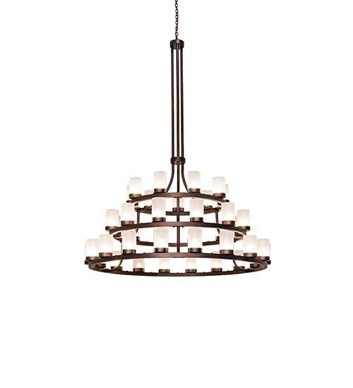 Meyda Tiffany Loxley 247337 Chandelier Light - Mahogany Bronze