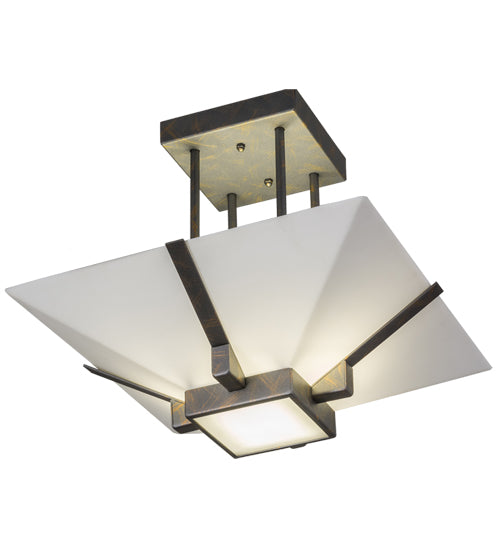 Meyda Tiffany Grayling 247394 Ceiling Light - French Bronzed