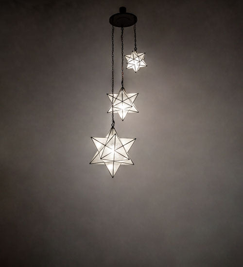 Meyda Tiffany Moravian Star 247440 Pendant Light - Oil Rubbed Bronze