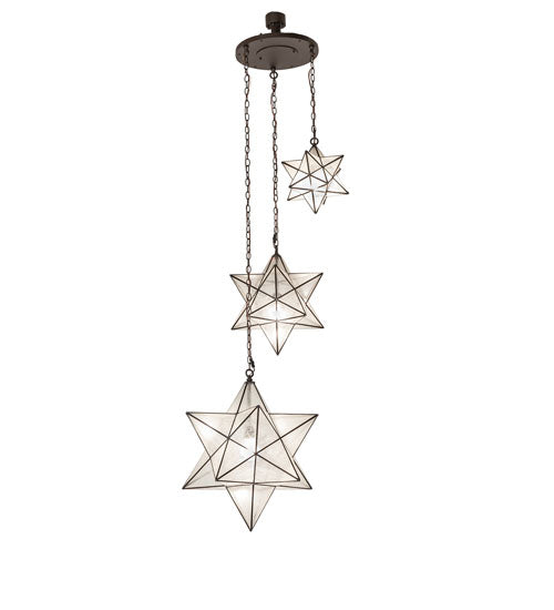 Meyda Tiffany Moravian Star 247440 Pendant Light - Oil Rubbed Bronze