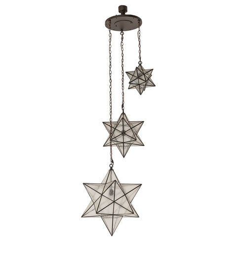 Meyda Tiffany Moravian Star 247440 Pendant Light - Oil Rubbed Bronze