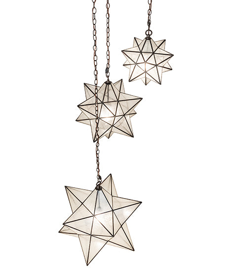 Meyda Tiffany Moravian Star 247440 Pendant Light - Oil Rubbed Bronze
