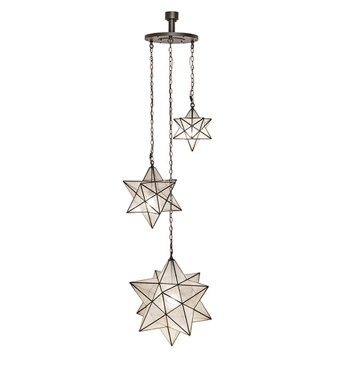 Meyda Tiffany Moravian Star 247440 Pendant Light - Oil Rubbed Bronze