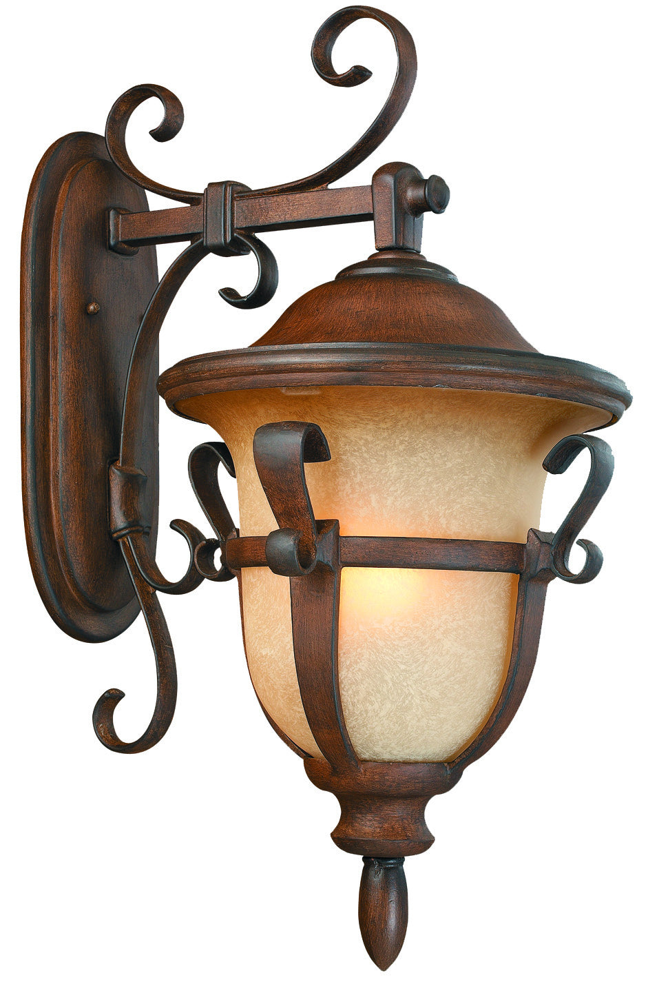 Kalco Lighting 9393WT Tudor Outdoor Four Light Outdoor Wall Bracket Outdoor Bronze / Dark