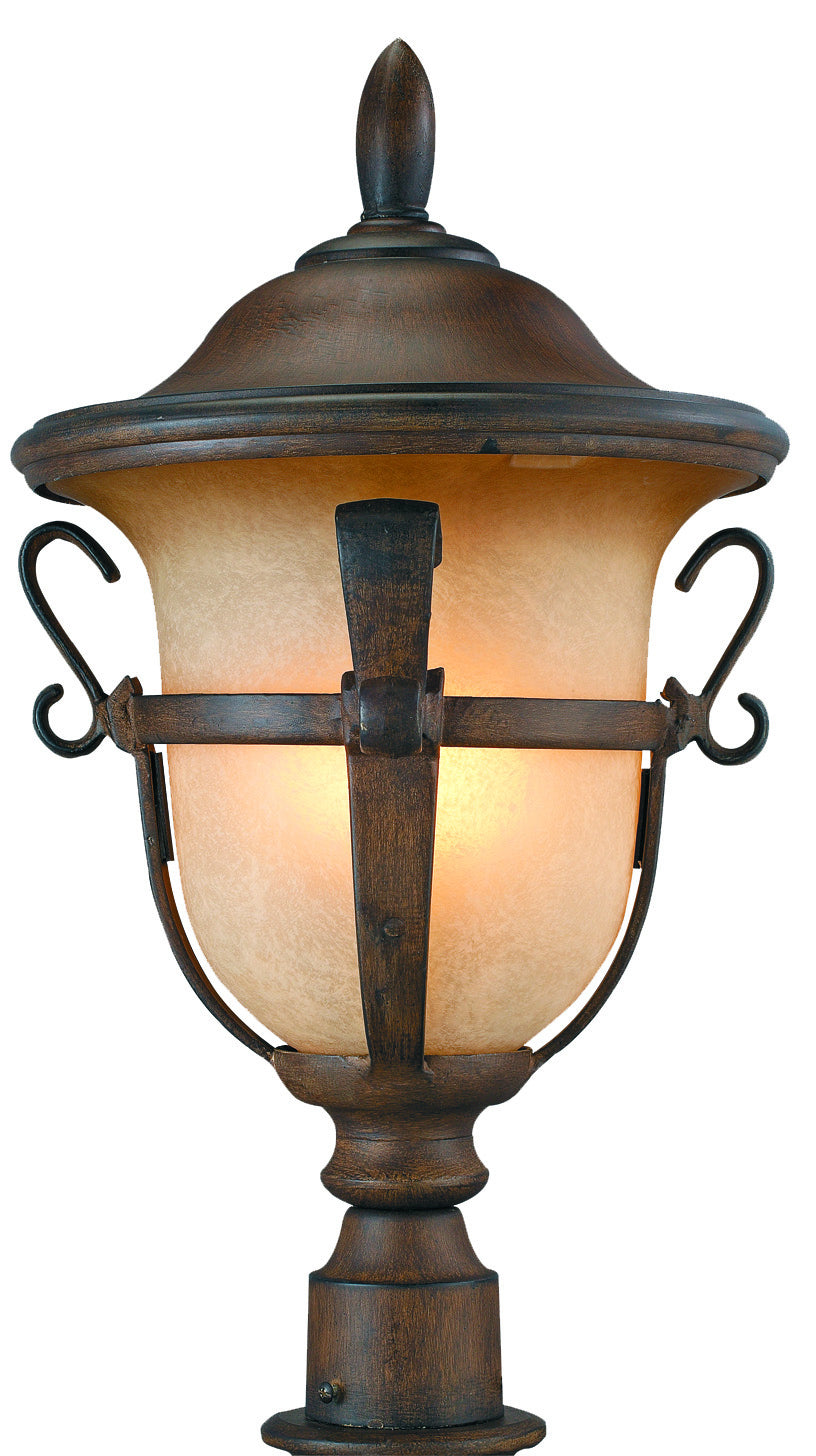Kalco Lighting 9403WT Tudor Outdoor Four Light Outdoor Post - Pier Mount Outdoor Bronze / Dark