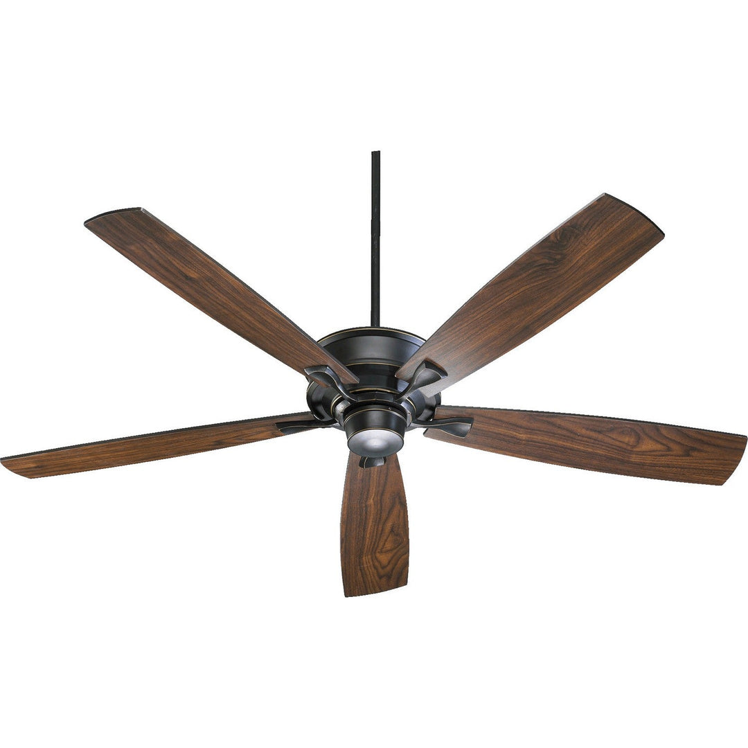 Quorum Alton 42705-95 Ceiling Fan 70 in. - Old World, Old World/Walnut