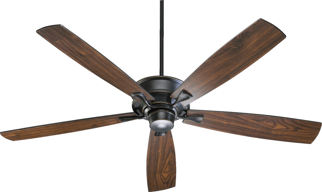 Quorum Alton 42705-95 Ceiling Fan 70 in. - Old World, Old World/Walnut