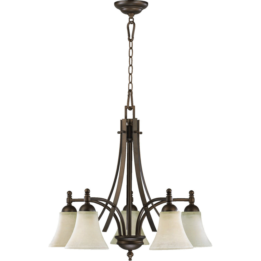 Quorum Aspen 6477-5-86 Chandelier Light - Oiled Bronze