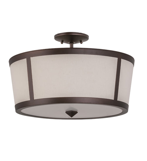 Meyda Tiffany Cilindro 248167 Ceiling Light - Mahogany Bronze