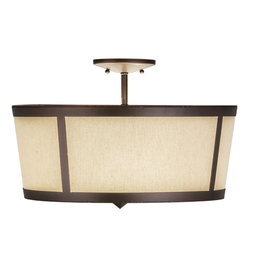 Meyda Tiffany Cilindro 248167 Ceiling Light - Mahogany Bronze