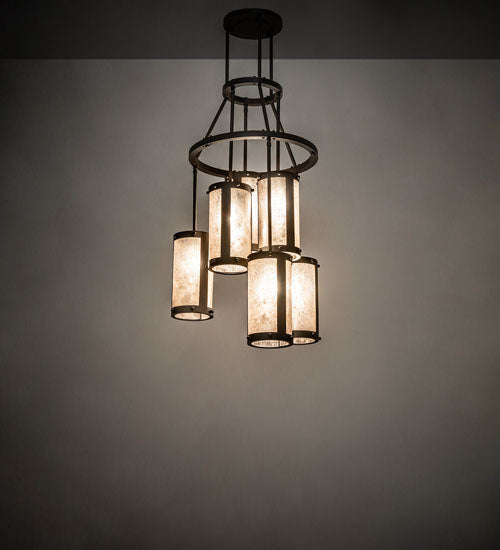 Meyda Tiffany Cartier 248345 Chandelier Light - Oil Rubbed Bronze