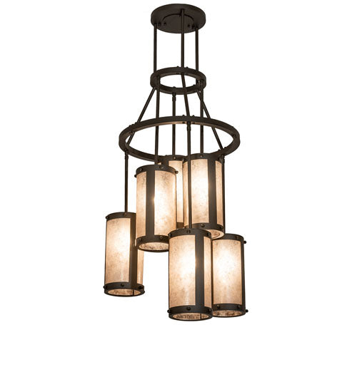 Meyda Tiffany Cartier 248345 Chandelier Light - Oil Rubbed Bronze
