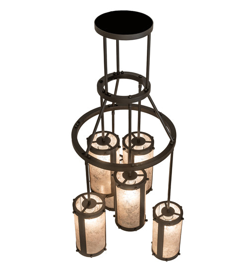 Meyda Tiffany Cartier 248345 Chandelier Light - Oil Rubbed Bronze