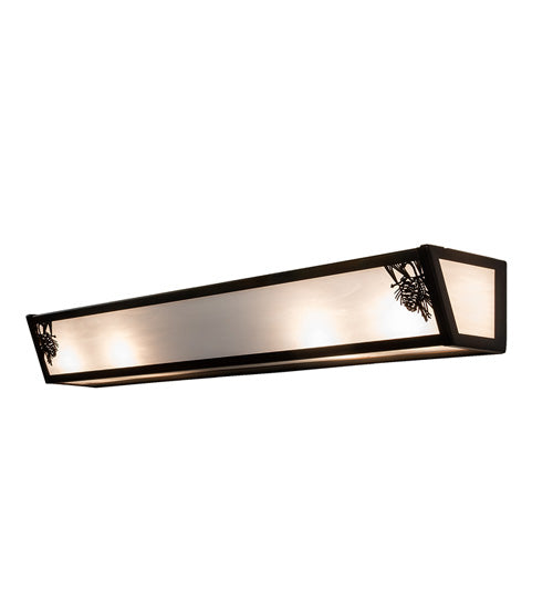 Meyda Tiffany Pinecone 248520 Bath Vanity Light 36 in. wide - Antique Copper,Burnished