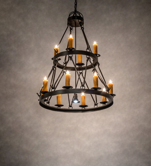 Meyda Tiffany Lakeshore 248602 Chandelier Light - Bronze