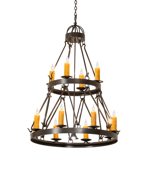Meyda Tiffany Lakeshore 248602 Chandelier Light - Bronze