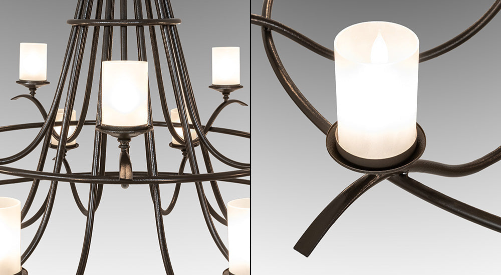 Meyda Tiffany Octavia 248630 Chandelier Light - Timeless Bronze