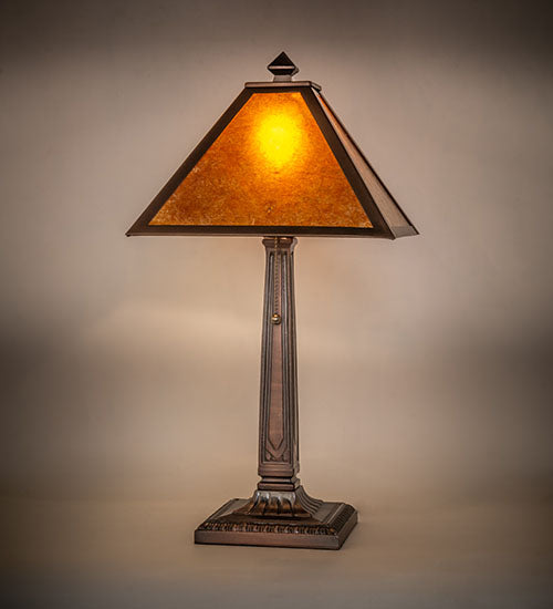 Meyda Tiffany Lighting 248804 Mission Prime One Light Table Lamp Lamp Bronze / Dark