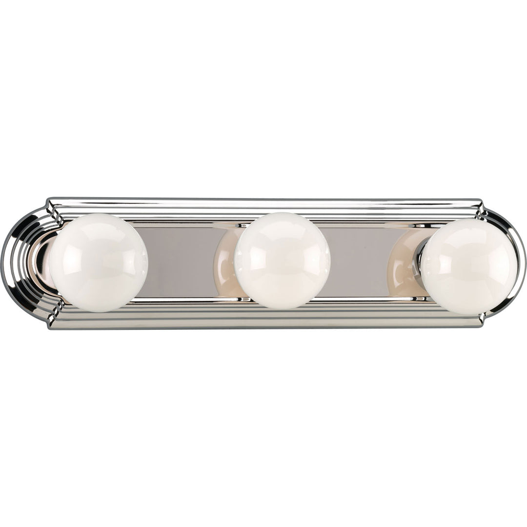 Progress Lighting P3038-15 Broadway Three Light Bath Bracket Utility Light Chrome