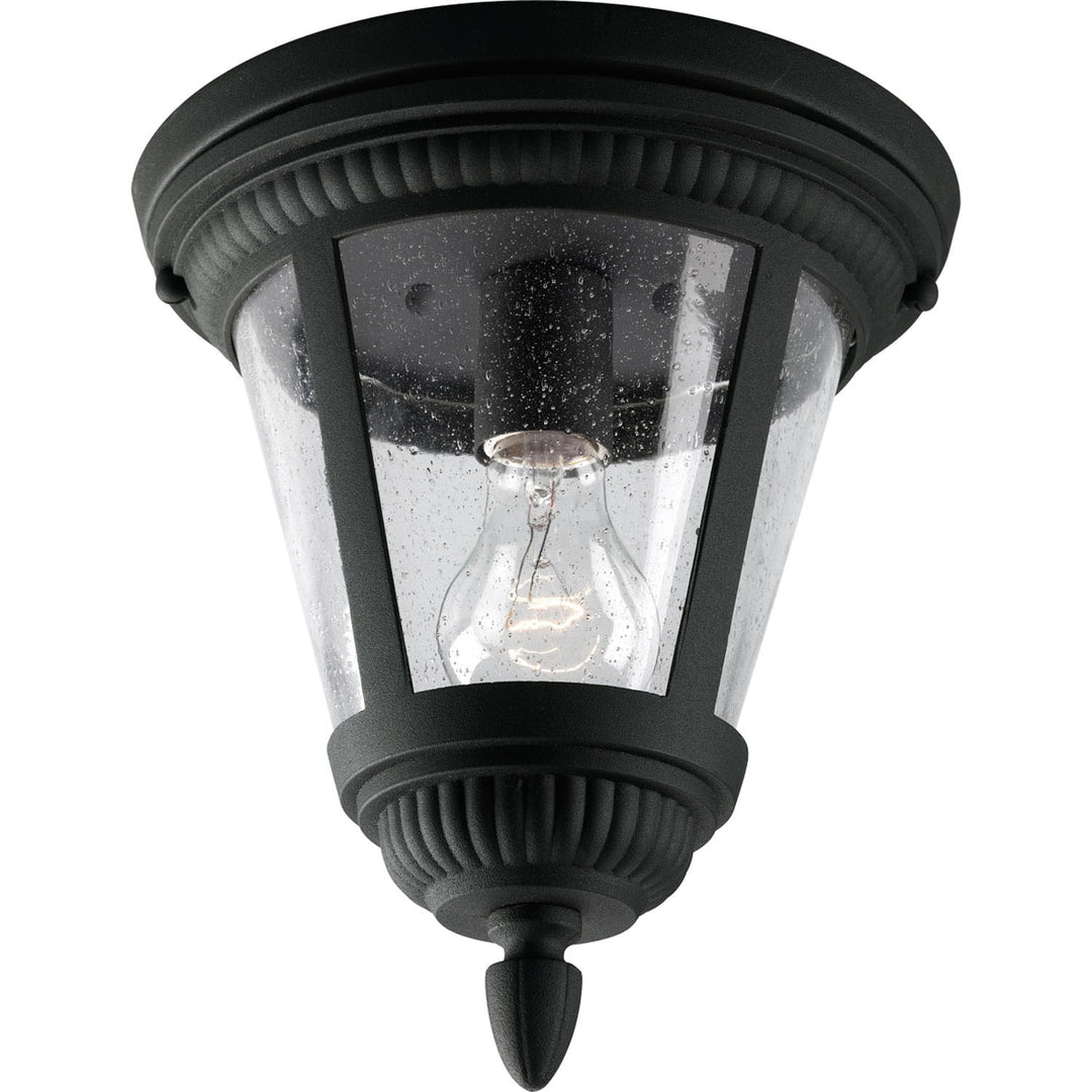 Progress Lighting P3883-31 Westport One Light Close To Ceiling Outdoor Black