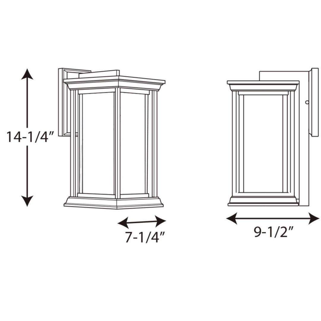 Progress Lighting P5610-31 Endicott One Light Wall Lantern Outdoor Black