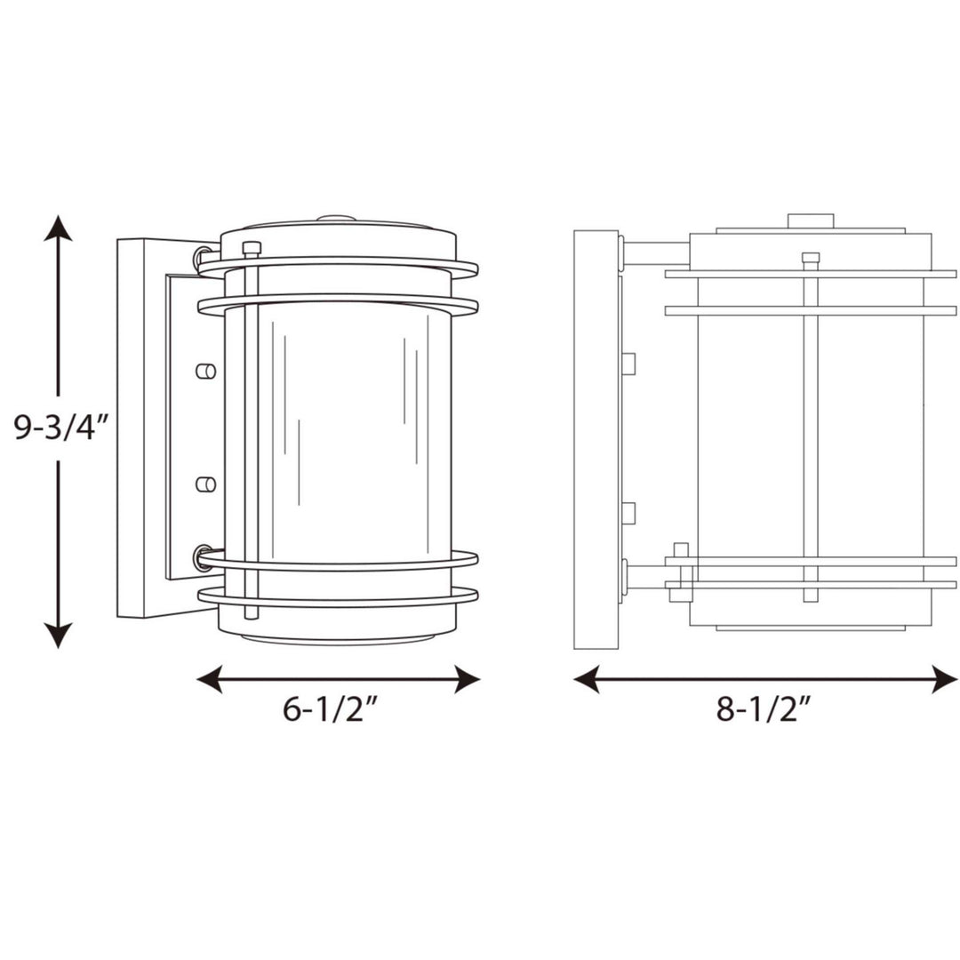 Progress Lighting P5896-108 Penfield One Light Wall Lantern Outdoor Bronze / Dark