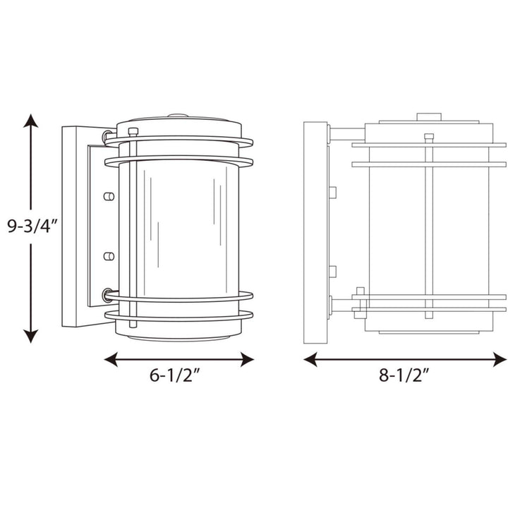 Progress Lighting P5896-108 Penfield One Light Wall Lantern Outdoor Bronze / Dark