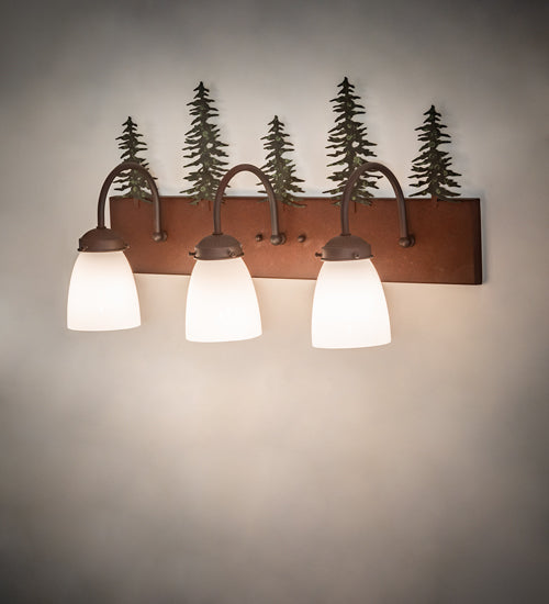 Meyda Tiffany  249424 Bath Vanity Light 24 in. wide - Rust