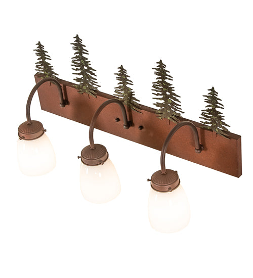 Meyda Tiffany  249424 Bath Vanity Light 24 in. wide - Rust