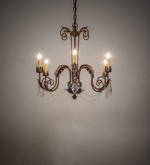 Meyda Tiffany Lindsay 249787 Chandelier Light - Crystal
