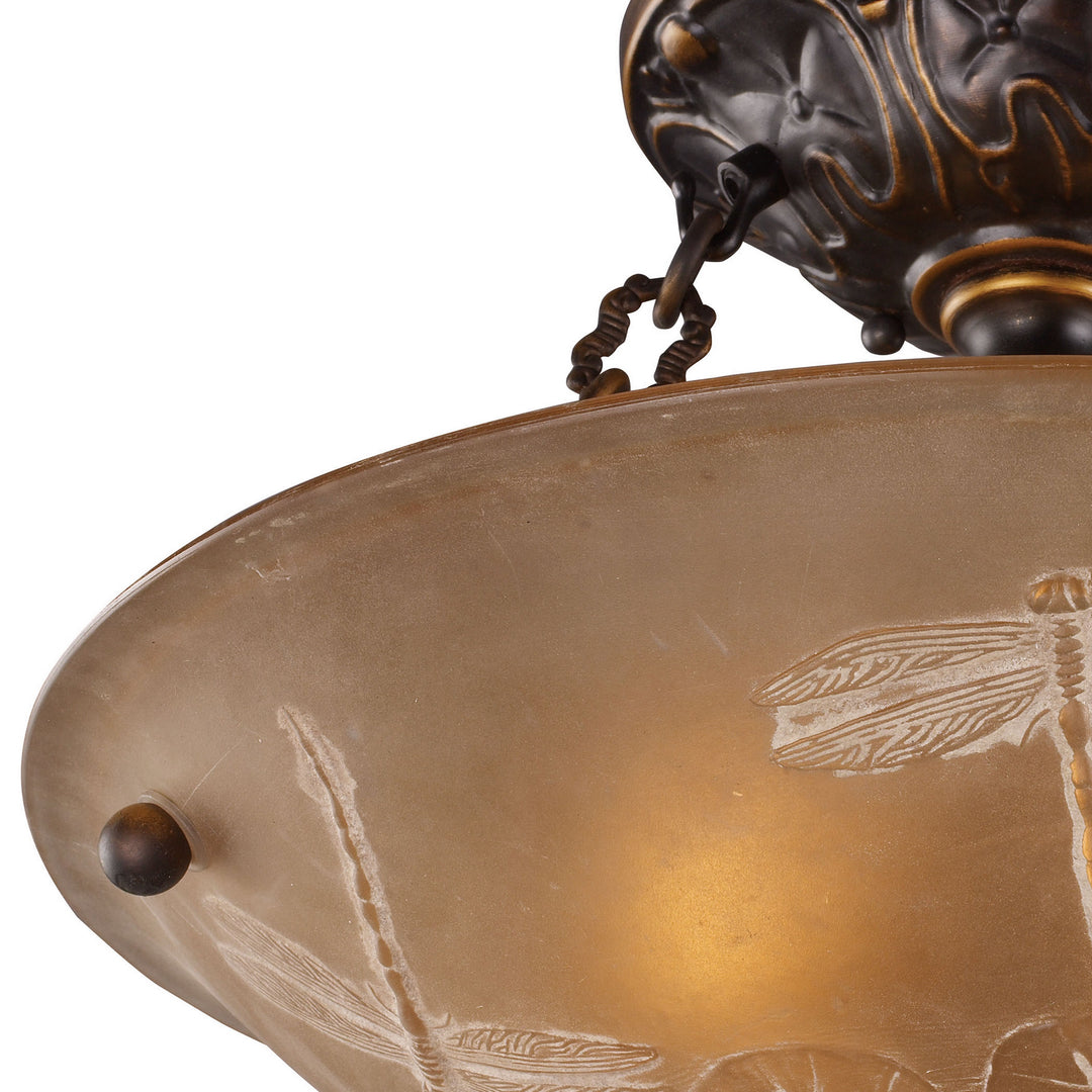 Elk Restoration 08096-AGB Ceiling Light - Golden Bronze