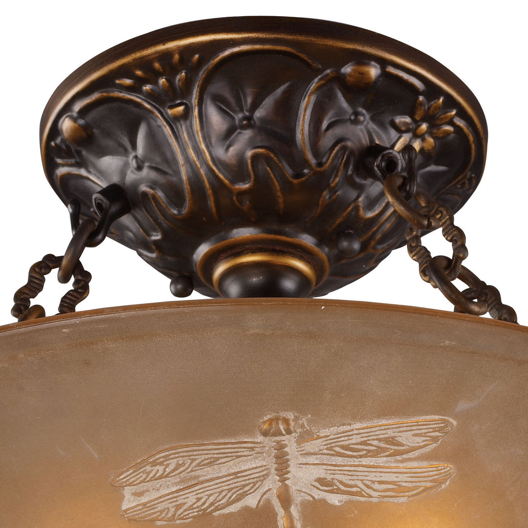 Elk Restoration 08096-AGB Ceiling Light - Golden Bronze