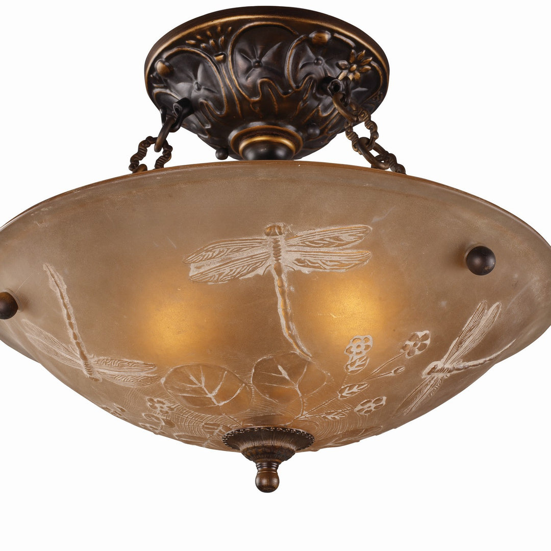 Elk Restoration 08096-AGB Ceiling Light - Golden Bronze