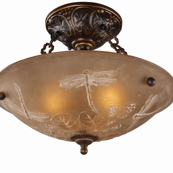 Elk Restoration 08096-AGB Ceiling Light - Golden Bronze