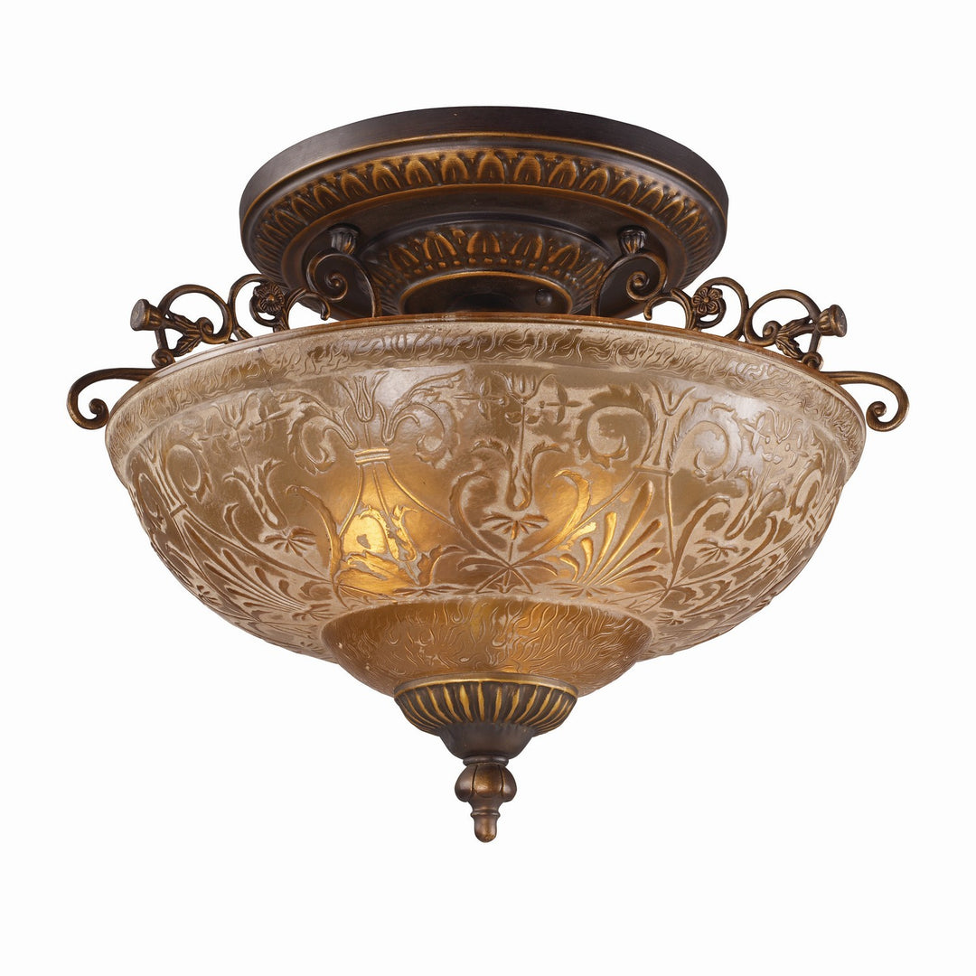 Elk Restoration 08099-AGB Ceiling Light - Golden Bronze