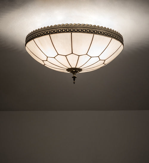 Meyda Tiffany Vincent 249858 Ceiling Light - Antique Brass