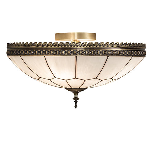 Meyda Tiffany Vincent 249858 Ceiling Light - Antique Brass