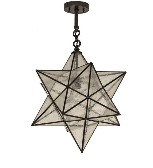Meyda Tiffany Moravian Star 249905 Pendant Light - Craftsman Brown