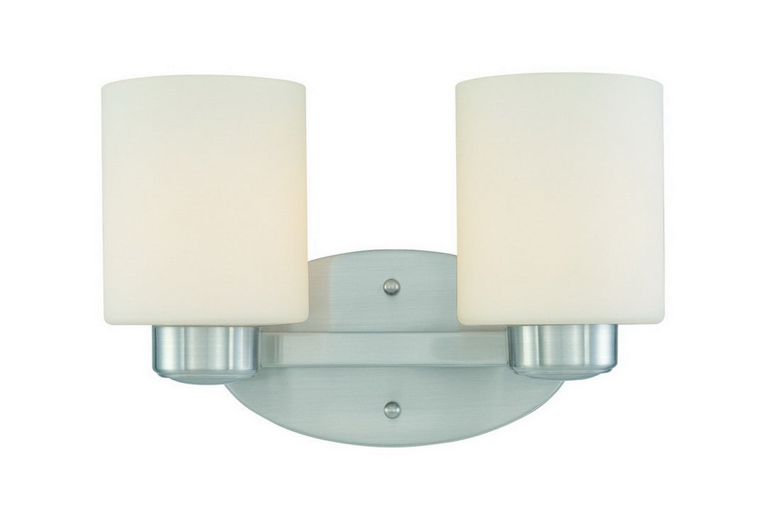 Dolan Designs Brookings 3432-09 Bath Vanity Light 12 in. wide - Satin Nickel