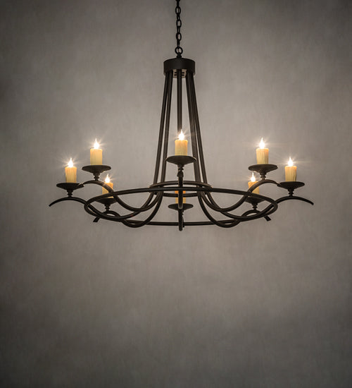 Meyda Tiffany Octavia 250352 Chandelier Light - Oil Rubbed Bronze