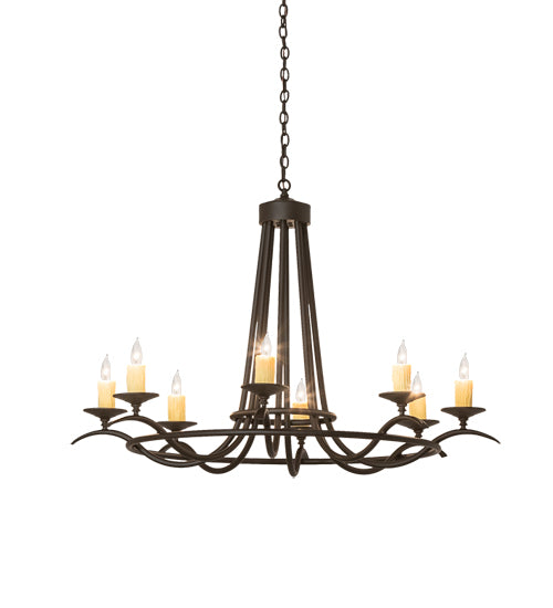 Meyda Tiffany Octavia 250352 Chandelier Light - Oil Rubbed Bronze