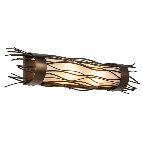 Meyda Tiffany Rama 250560 Bath Vanity Light 26 in. wide - Antique Copper