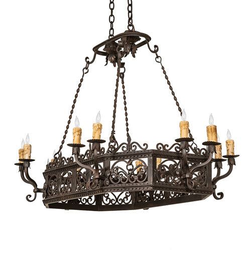 Meyda Tiffany Conques 250747 Pendant Light - Oil Rubbed Bronze
