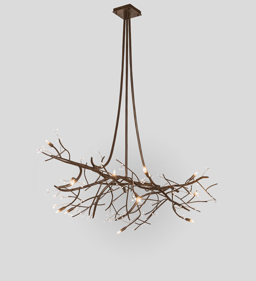 Meyda Tiffany Winter Solstice 251130 Chandelier Light - Bronze