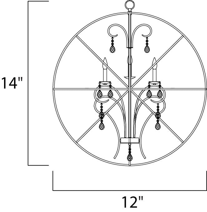 Maxim Orbit 25140OI Chandelier Light - Oil Rubbed Bronze