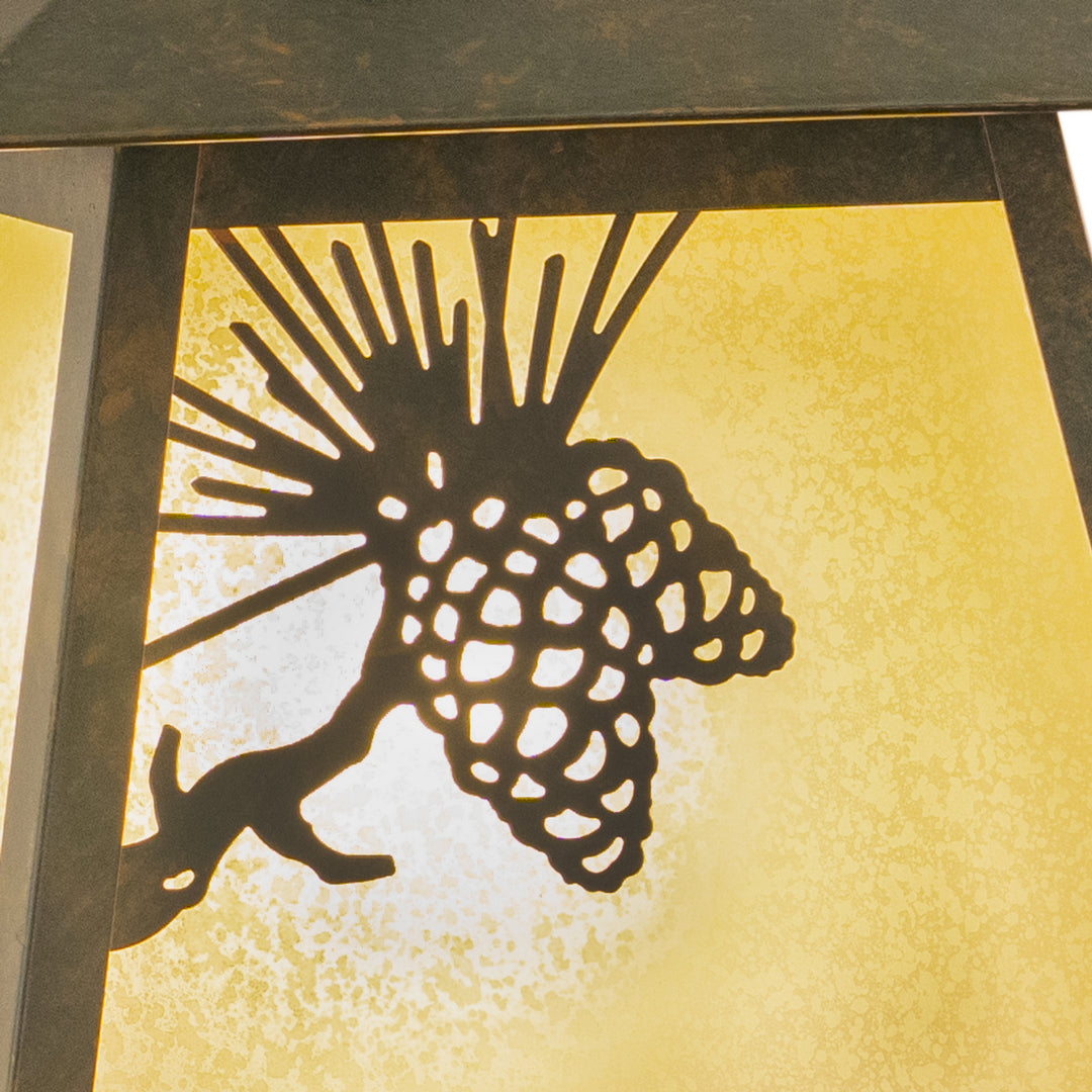 Vaxcel Lighting OW50513OA Whitebark One Light Outdoor Wall Mount Outdoor Bronze / Dark