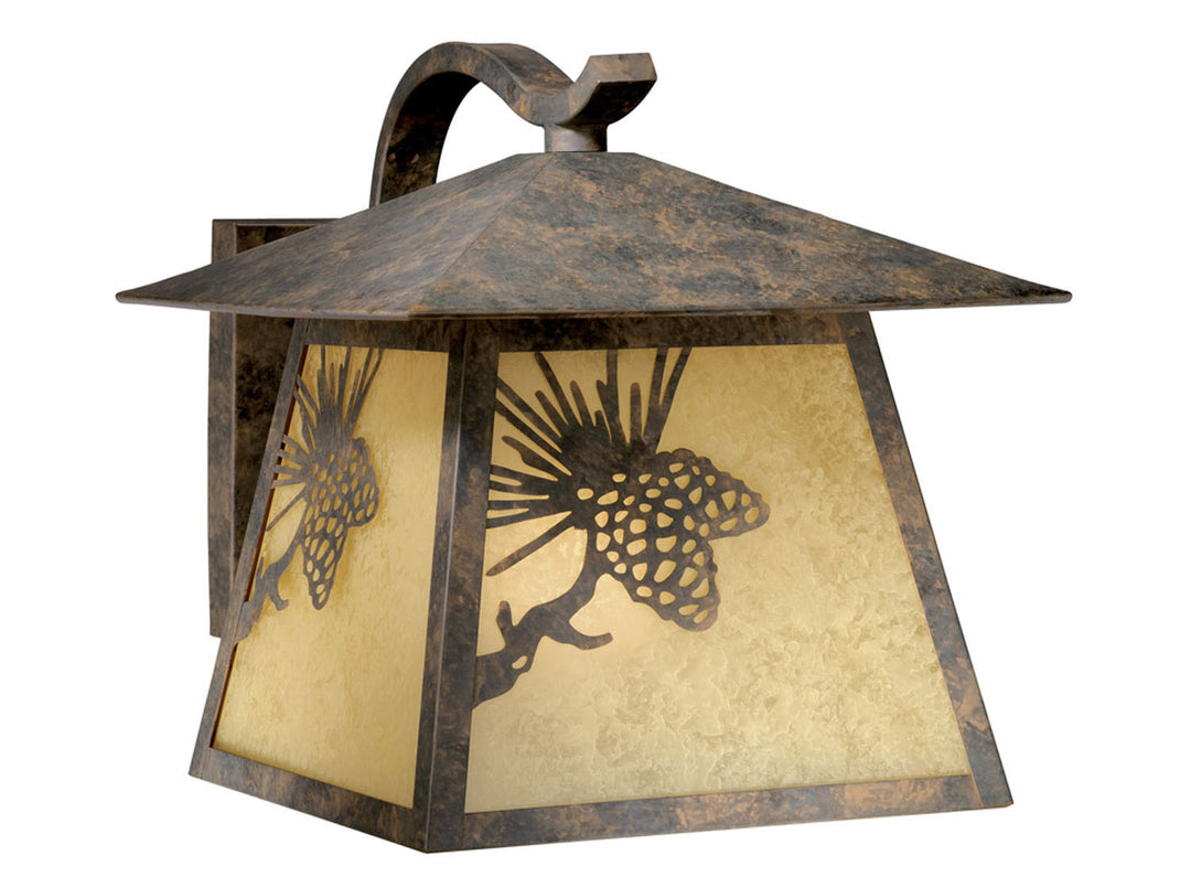 Vaxcel Lighting OW50513OA Whitebark One Light Outdoor Wall Mount Outdoor Bronze / Dark